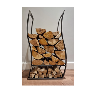 Garden Home Large Fireplace Wood Holders Indoor Black Iron <b>Firewood</b> Holder <b>Best</b> Quality Modern Logs Storage Holder - Product Image 3