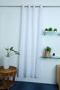 Cortinas de algodón de primera calidad con diseño de Dobby elegante, con ojal, formato de resorte para sala de estar, restaurantes, hoteles, oficinas, decoración de sombra - Product Image 2