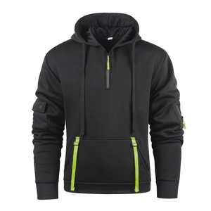 Sudadera con capucha de forro polar de ajuste cómodo en color liso, OEM compatible con diseños personalizados, adecuada para climas fríos y ropa informal. - Product Image 6