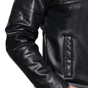 Chaqueta de Cuero Genuino para Hombre de Primera Calidad OEM ODM, Chaqueta de Motociclista de Invierno, con Cierre, Logotipo Personalizado, Venta al por Mayor de Fábrica - Product Image 5