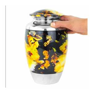 Top Selling Handicrafts Urn Pendant Ash Funeral <b>Accessories</b> Aluminium Urn Cremation Export Quality With High Quality - Product Image 2