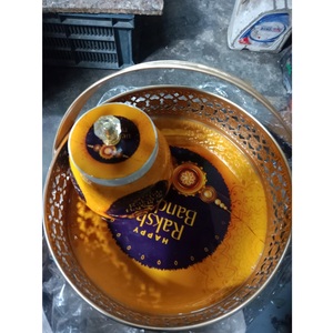 Diwali regalos Promoción Comercial bandeja y juegos de tarros tallados a mano regalos de Festival personalizados lejos - Product Image 1