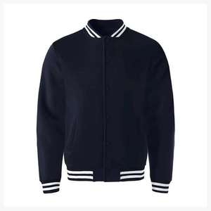 Vestes universitaires en laine hautement recommandées, vente en gros, veste de baseball avec manches en cuir, OEM - Product Image 4