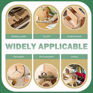 <span class=keywords><strong>Plaque</strong></span> en <span class=keywords><strong>contreplaqué</strong></span> noyer noir découpée au laser et gravée, personnalisable de 1 à 10 mm, pour artisanat en bois DIY et souvenirs abordables - Product Image 3