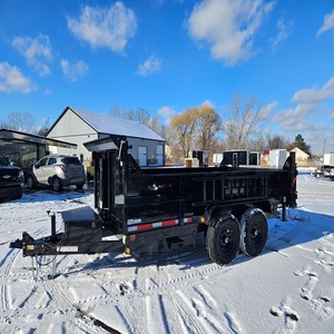 New Design <b>Farm</b> 5x10 Hydraulic Dump <b>Trailer</b> Gear Motor Core Components Heavy Load Capacity for Agricultural Transport - Product Image 2