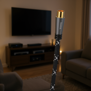 Antena de TV de 1.5 m con Adaptador, 120 Db, Negra, Categoría de Producto: Adaptadores y Conectores, Modelo 00205292 - Product Image 3