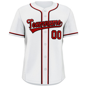 Vente en gros de vêtements de sport de baseball vierges uniformes de baseball logo imprimé par sublimation maillot de baseball personnalisé pour hommes - Product Image 2