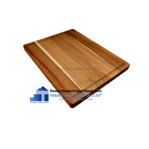 Top Selling Eco-Friendly Acacia Wood Cutting Board <b>Chopping</b> <b>Blocks</b> for Restaurants Wholesale From Vietnam Manufacturer - Product Image 3