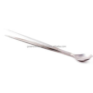 Restaurantware précision bleu 6.3 pouces ustensile de cuisine en métal 1 pince à épiler droite à pointe fine avec pointes dentelées ustensiles de cuisine en or - Product Image 5