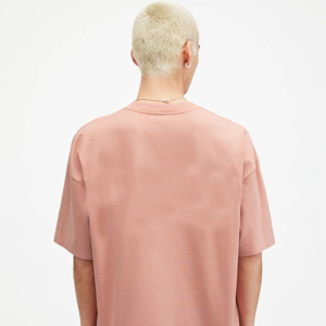 Camiseta Unisex de gran tamaño transpirable de algodón 100% de peso pesado para hombre, camiseta en blanco personalizable por sublimación Lisa personalizable - Product Image 3