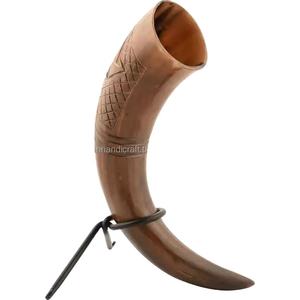 Corne à boire artisanale bon marché | Corne à boire viking 100% naturelle, corne à boire pour la bière, à vendre |   Cornes de vache à boire - Product Image 5