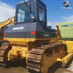 Bulldozer sur chenilles d'occasion Shantui SD16 17 tonnes, capacité de la benne de 4,5 m³, marque chinoise d'origine, bulldozer moyen, faible nombre d'heures, certifié CE - Product Image 3