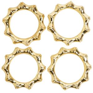 Élégant ensemble décoratif de ronds de serviette en métal pour la décoration de table à manger avec un design intemporel parfait pour toute occasion - Product Image 3