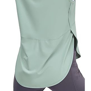 Camiseta sin mangas para mujer con diseño único, tamaño personalizado, tejido de punto transpirable, ropa de mujer sostenible al por mayor - Product Image 2
