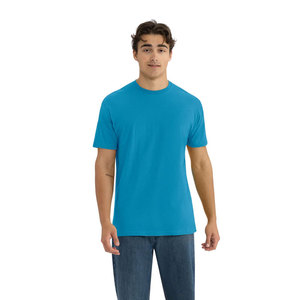 T-shirt 100% coton coupe classique pour homme et femme, impression de logo personnalisée sur le devant, fabricant de t-shirts en gros au Pakistan, For Level Apparel 3600. - Product Image 4