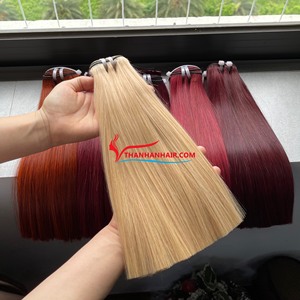 Prix de gros Paquet de cheveux brillants texture de couleur chaude droite fournisseur fiable meilleurs extensions de cheveux bruts vietnamiens lisses - Product Image 5