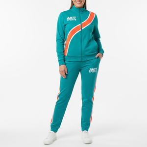 Vêtement de jogging décontracté d'hiver de qualité supérieure en gros, pour femmes, poids lourd, 100% coton respirant, survêtement avec cordon de serrage - Product Image 1