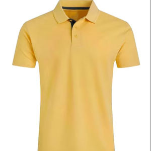 Camiseta de Trabajo de Lona para Hombre, de Manga Corta, Lisa, con Logotipo Bordado Personalizado, Transpirable, con Bolsillo, de Alta Calidad, al por Mayor - Product Image 1