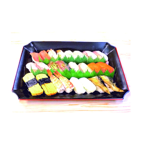 Plato Rectangular de Melamina Negra de 8 Pulgadas, Diseño Japonés Simple, Ecológico, en Existencia, Regalo de Boda, Venta al por Mayor - Product Image 3