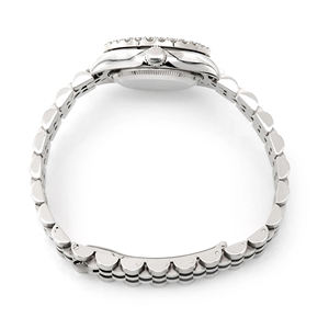 Reloj de Moda con Incrustaciones de Moissanita, Estilo Diamante VVS, para Hombre, de Acero Inoxidable, Cuarzo, Correa de 20 mm, Esfera de Vidrio Revestido - Product Image 4