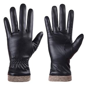 BSCI Manufacturer's 2024 Custom Black Bridal Style Men's Winter <b>Fingerless</b> <b>Gloves</b> with Touch Screen Thicken Design - Product Image 1