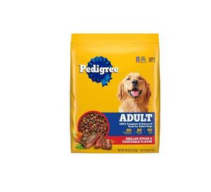 Pedigreee Complete Nutrition Alimento seco para perros adultos, pollo asado y sabor vegetal, 30 Lb. Bolsa - Product Image 1