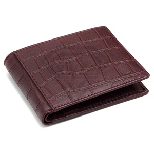 Portefeuilles en cuir véritable de haute qualité fabriqués au Pakistan pour hommes prix bon marché portefeuilles en cuir pour hommes entretenus par OEM - Product Image 1