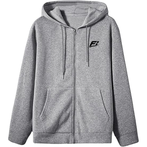 Sudadera con capucha para hombre al por mayor, 100% algodón, con cremallera completa, informal, con cordón y bolsillo canguro, suministro a granel, marca privada - Product Image 1