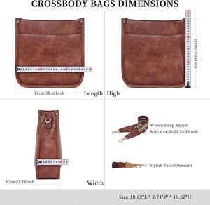 กระเป๋าถือดีไซน์เนอร์สำหรับผู้หญิงกระเป๋าโท้ทสะพายข้างหนังแท้แฟชั่นมีสไตล์ส่วนตัวสำหรับผู้หญิงโลโก้ตามสั่ง - Product Image 4