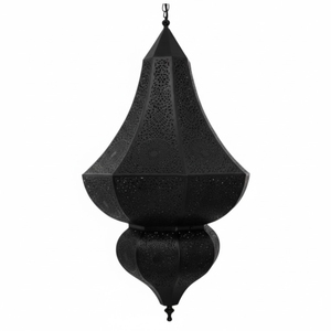 Stylish Black Metal Moroccan Lantern Hand Crafted Hanging & Tabletop Decorative <b>Lamp</b> For Indoor Outdoor Home Decor On Sale - Product Image 2