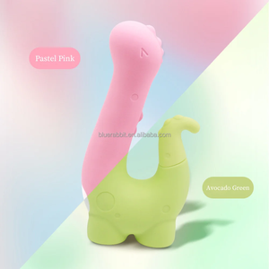 Sevimli dinozor erotik vibratör küçük Dino emme isıtma klitoris masaj toptan sevimli seks oyuncakları - Product Image 2