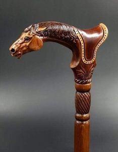 Bastón de madera hecho a mano con mango de madera al mejor precio - Product Image 5