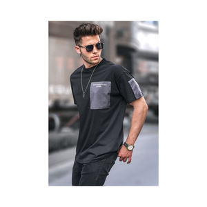 เสื้อยืดผ้าฝ้ายพิมพ์ลายพื้นฐานสำหรับผู้ชายและ100% ดีไซน์ล่าสุดพร้อมส่ง - Product Image 2