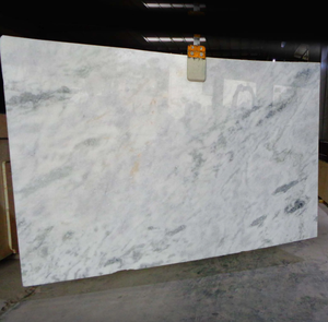 Bloque de mármol indio Statuario para escaleras interiores modernas Villas Piedra blanca natural económica Venas grises Encimeras ranuradas - Product Image 4