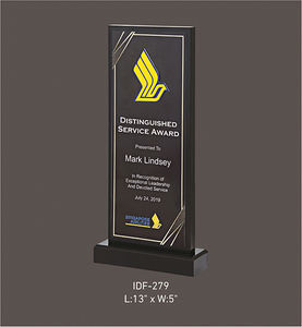 Premio trofeo de cristal de diseño moderno de alta calidad personalizado para empleados de oficina de negocios y ganadores de deportes regalo de negocios - Product Image 5