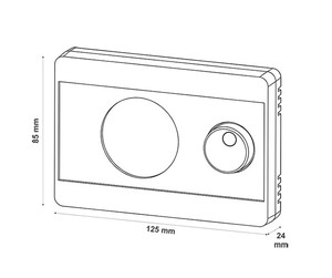 Termostato digitale ON/OFF nero (Simon AF521101) - Product Image 6