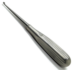 Curette à os Volkmann chirurgicale manuelle 3mm et 4mm de longueur Curette à instruments tranchants pour le soin des os - Product Image 4