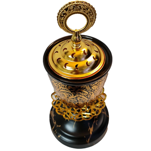 High End Arabic <b>Bakhoor</b> Incense Burner 100% Natural Raw Material Eco-Friendly Durable for <b>Oud</b> Fragrance Home Office Religious - Product Image 4