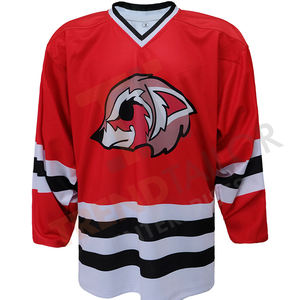 Jersey de Hockey sobre Hielo Sublimado con Diseño Personalizado al por Mayor 2025 - Product Image 6