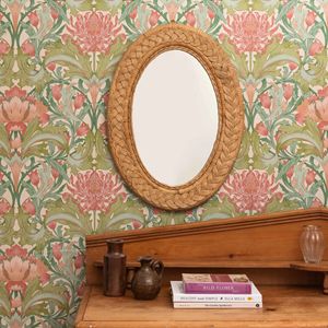 Sunburst Oval Rattan Framed <b>Wall</b> <b>Mirrors</b>, <b>Wall</b> <b>Hanging</b> <b>Mirror</b> for Livingroom Bedroom Home Decor OEM ODM from Vietnam Supplier - Product Image 5