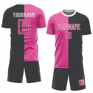 Ensembles d'uniformes de football pour hommes, coupe ajustée, respirants, séchage rapide, design rétro, 100% polyester, impression numérique - Product Image 6