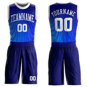 Kits de basket-ball OEM sublimation sportswear Ensembles de basket-ball imprimés personnalisés Vente en gros uniforme de basket-ball en polyester personnalisé pour hommes - Product Image 3