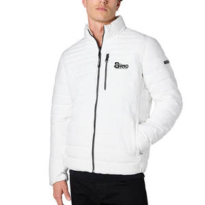 Chaqueta de Invierno de Alta Calidad para Hombre, con Logotipo Frontal, Secado Rápido, Transpirable, de Nailon/Poliéster - Product Image 1