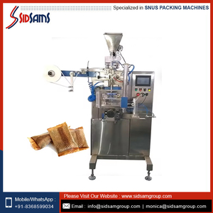Best Quality Automatic Snus Powder <b>Machine</b> Indian Manufacturer's Mechanical Food <b>Machine</b> Paper Pouches Sachets Cans Engine - Product Image 4