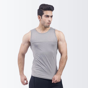 Débardeur en coton de haute qualité OEM pour hommes Meilleur design Vêtements de fitness pour l'entraînement, la musculation Couleur unie Casual Plus Size - Product Image 5