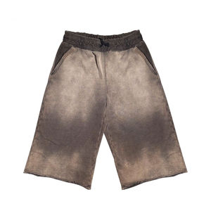 Respirant hommes Jogging Shorts motif solide nouvelle dernière arrivée meilleur Style Top qualité hommes lavage à l'acide Shorts - Product Image 6