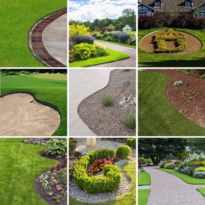 45cm PE Jardin Ceinture Verte Pelouse Flexible <span class=keywords><strong>Gazon</strong></span> <span class=keywords><strong>Bordure</strong></span> Clôture <span class=keywords><strong>Bordure</strong></span> Chemin Bord Barrière Pierre IsolationStrip Plaque De Séparation - Product Image 2