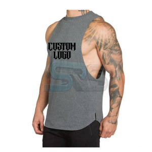 <b>Bodybuilding</b> Stringer <b>Vest</b> Mens Tank Top Custom Gym Wear Breathable Muscle Tee Fitness Sports Clothing Knitted Weaving - Product Image 2