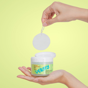 [Vertty] แผ่นโทนเนอร์สำหรับขัดผิววีแกนพร้อมต้นชาและ CICA | แผ่นผ่อนคลายแบบย่อยสลายได้ทุกวันสำหรับผิวที่บอบบาง - Product Image 3