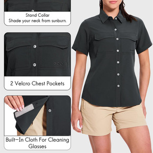Chemises de pêche pour femmes, confortables et élégantes, design unique, coton et élasthanne, produit incroyable, respectueux de la peau - Product Image 4